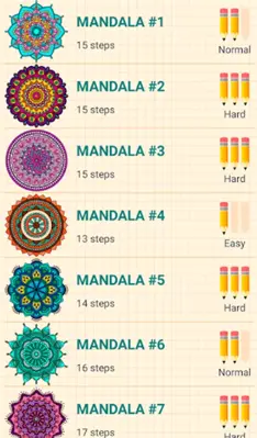 How to Draw Mandalas android App screenshot 9