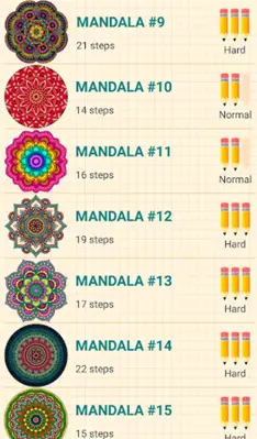 How to Draw Mandalas android App screenshot 8